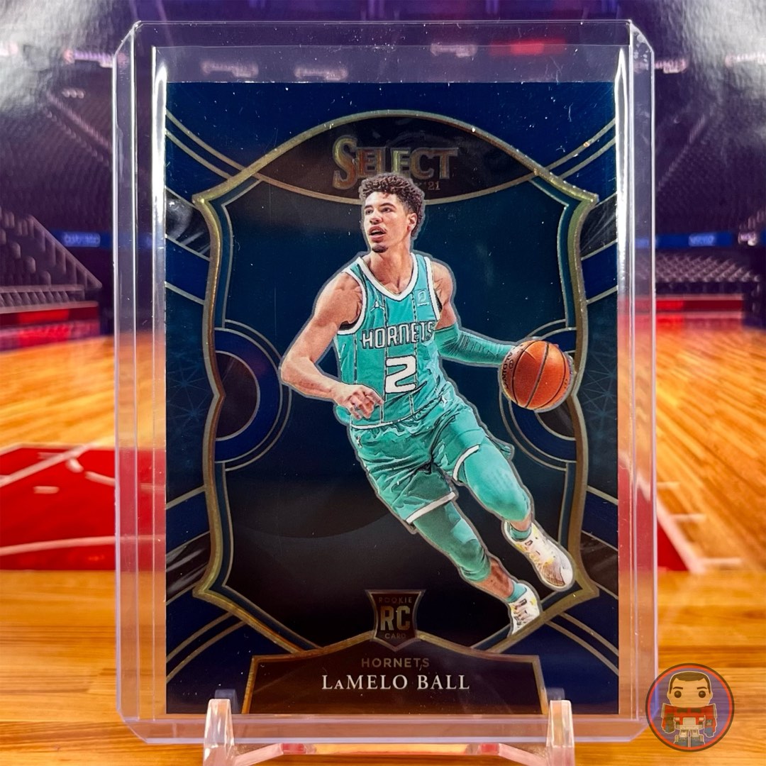 NBA Cards - Lamelo Ball 2020-21 Panini Select #63 (Rookie Card) RC on