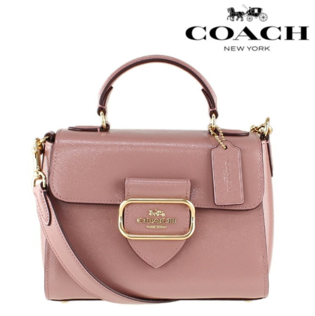 COACH TURNLOCK CARRYALL 29 IN CROSSGRAIN LEATHER Dustry Rose Pink Bag New