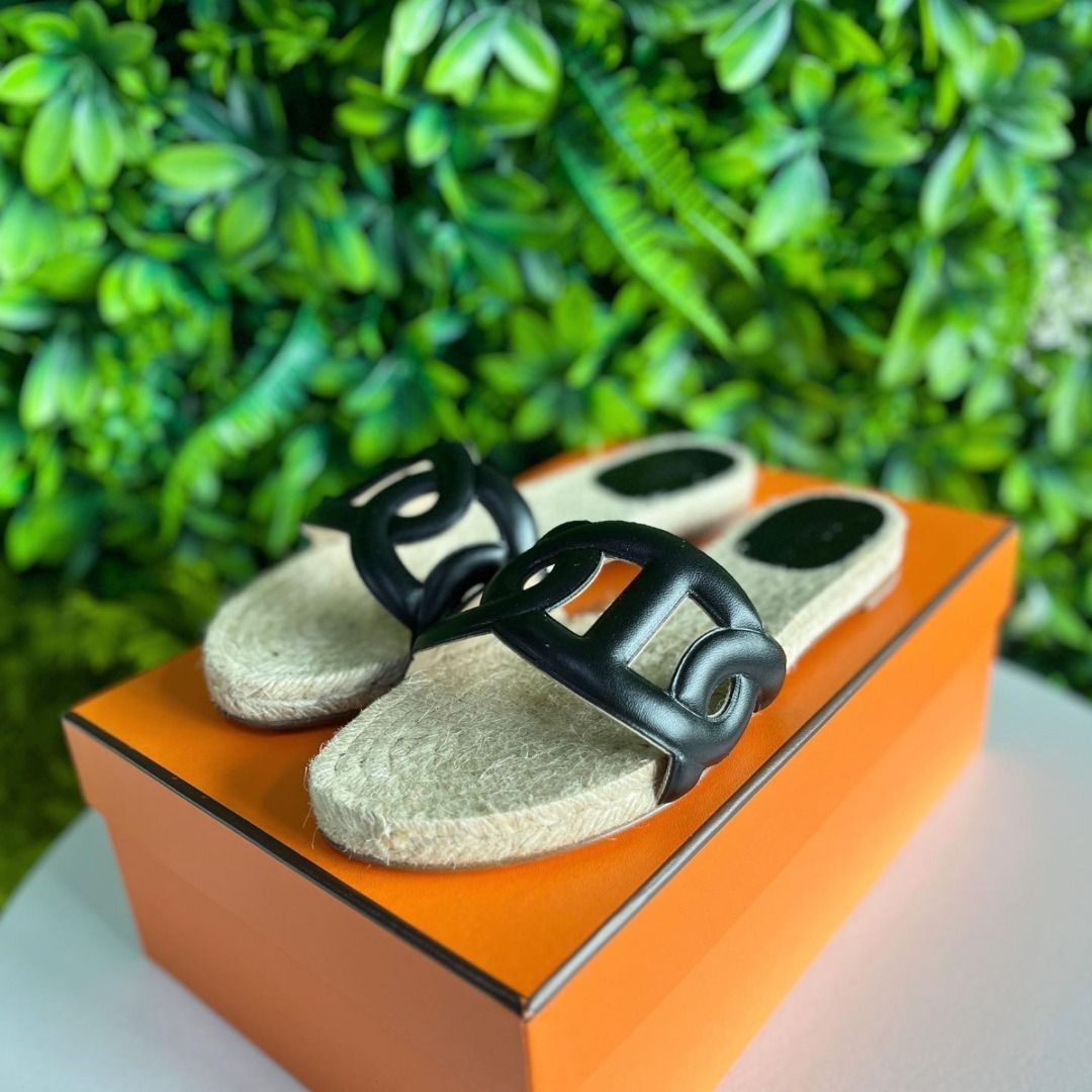 New Hermes Famosa Espadrilles Luxury Sneakers Footwear on