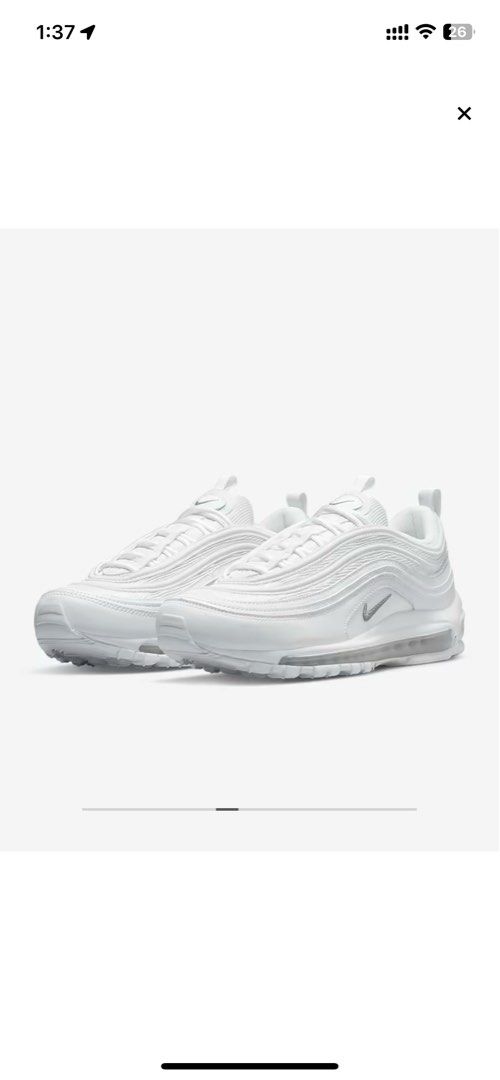 White mens nike air max clearance 97
