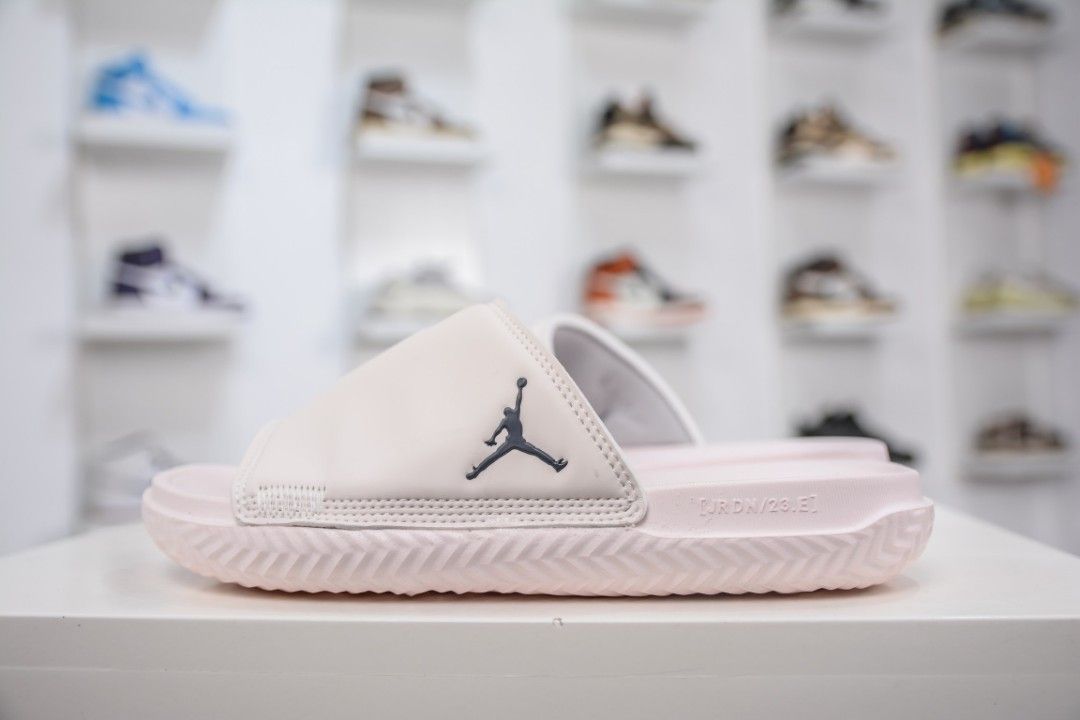 Jordan slides pink cheap