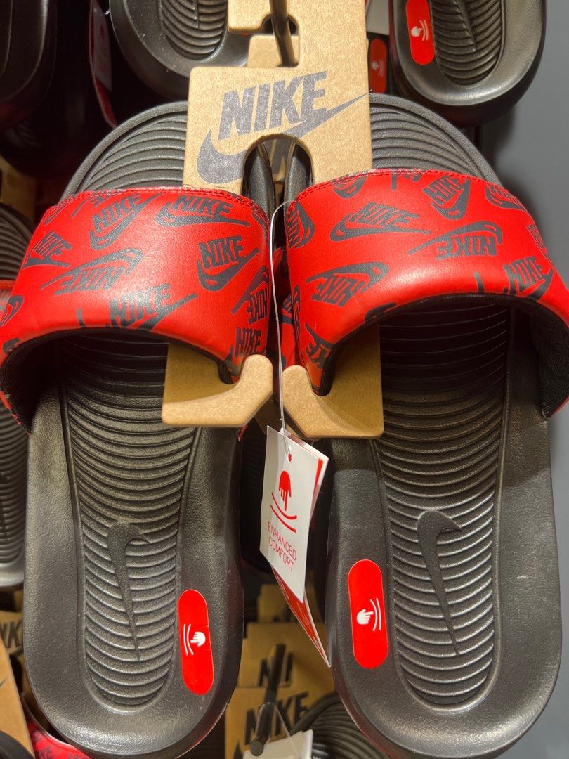 Custom nike slides mens sales