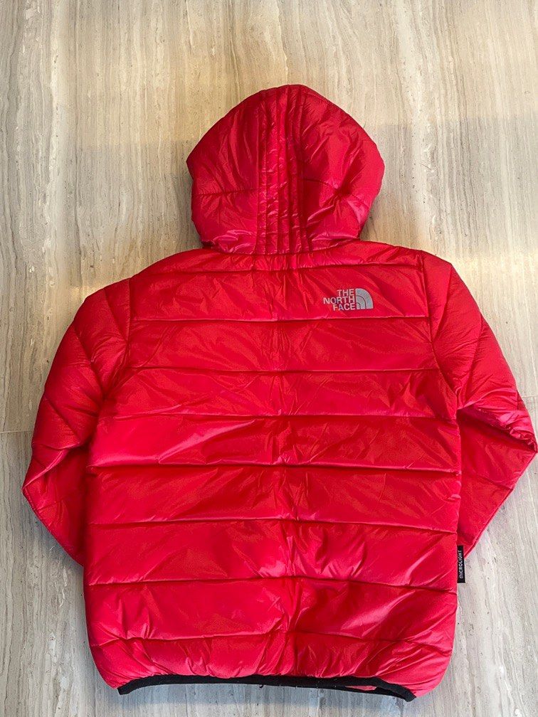 Red north face jacket hotsell kids