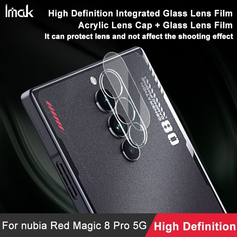 for Nubia Red Magic 9 Pro Screen Protector(2 pack) Tempered Glass flim with  case,9H Hardness,Anti-Scratch, Case Friendly,Shock-Absorption,Transparent