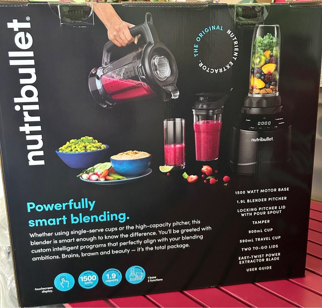 nutribullet smart touch blender combo 1500w, TV & Home Appliances