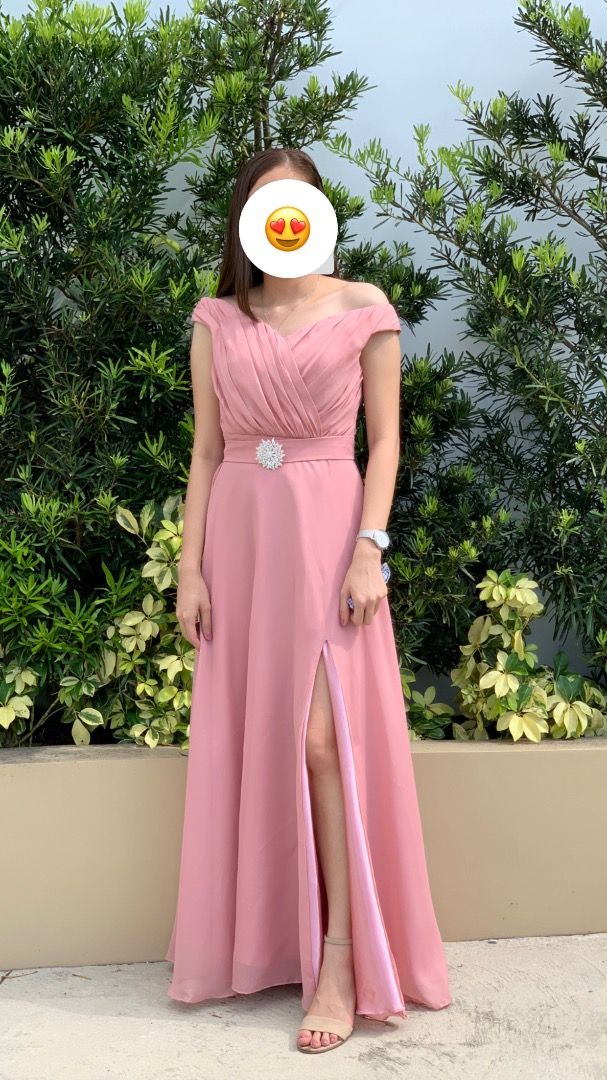 Gown blush pink outlet