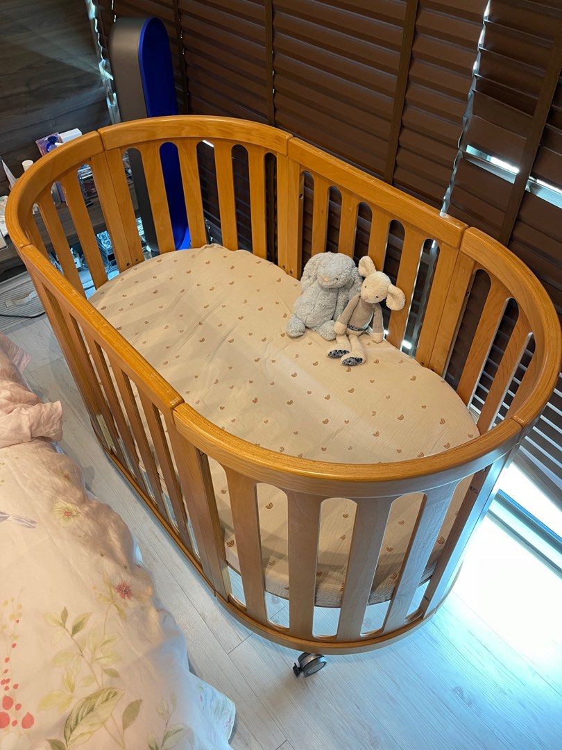 Oval Baby Cot, Babies & Kids, Baby Nursery & Kids Furniture, Cots