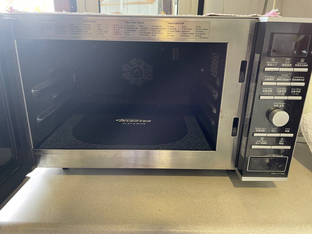 Panasonic Combi Microwave (microwave, grill and convection over), TV