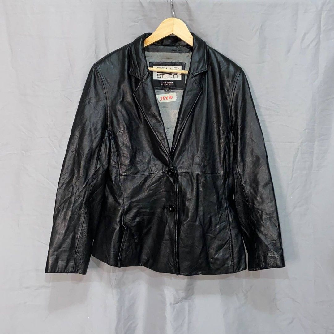 PELLE STUDIO BY WILSONS COAT LEATHER JACKET