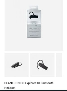 Looking for: Plantronics Explorer 10 Bluetooth headset