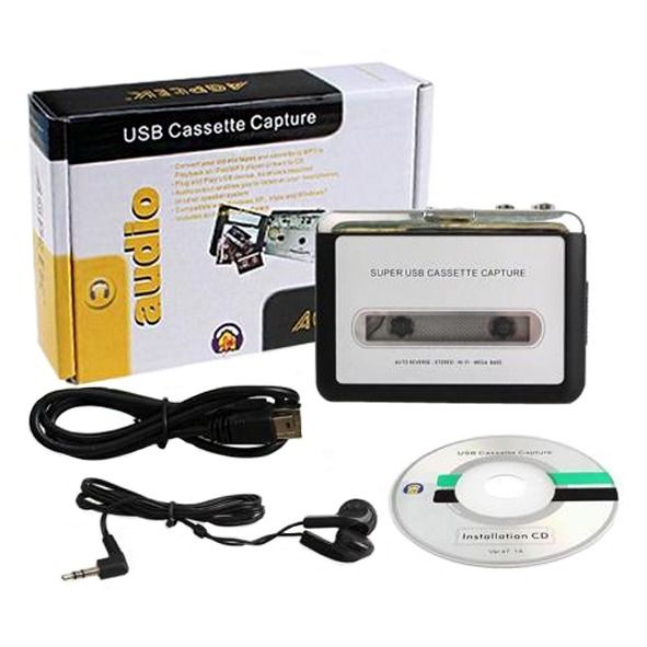 Radio Player Cassette Audio Music USB Converter Tape to MP3