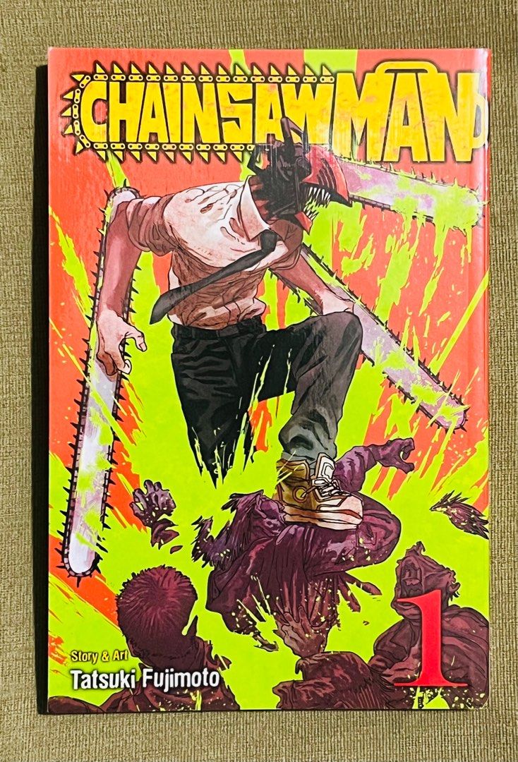 PRELOVED Chainsaw Man Mangas (VIZ Media 1-2) (Category: Comics & Manga) located in Pasig City. Submitted by aaes_0 (Listing ID 1229188982, Image 2). Description: Chainsaw Man Mangas - Volumes 1,2 - Authentic VIZ Media - PRELOVED (Excellent condition) - 350 each PM for more! TY!.