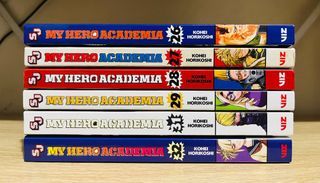 PRELOVED My Hero Academia Mangas (VIZ Media 26,27,28,29,31,32)