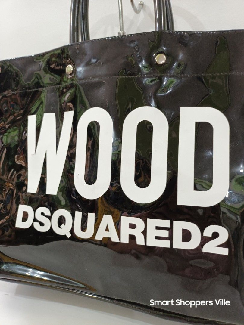 Wood dsquared2 tote bag on sale