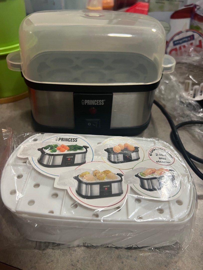 Princess Food Steamer & Egg Cooker Deluxe, TV & Home Appliances