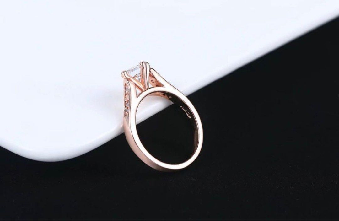 Proposal Ring (Category: Rings) located in Singapore. Submitted by FlamingWings (Listing ID 1229104513, Image 3). Description: 1 carat CZ diamond engagement wedding ring for women. 100% sparkling top quality fine Jewelry Silver US Size 5.5, 6, 7, 8, 9 Rose gold US Size 5.5, 6, 7, 8, 9 Suitable for engagement, wedding ring, valentines day gift, Xmas gift, birthday gift, last minute Christmas gift, dinner, party, clearance sale, CNY accessories, Ti