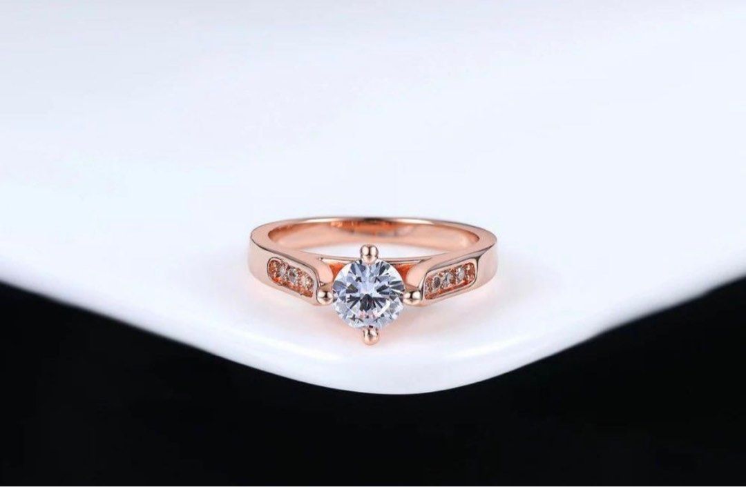 Proposal Ring (Category: Rings) located in Singapore. Submitted by FlamingWings (Listing ID 1229104513, Image 1). Description: 1 carat CZ diamond engagement wedding ring for women. 100% sparkling top quality fine Jewelry Silver US Size 5.5, 6, 7, 8, 9 Rose gold US Size 5.5, 6, 7, 8, 9 Suitable for engagement, wedding ring, valentines day gift, Xmas gift, birthday gift, last minute Christmas gift, dinner, party, clearance sale, CNY accessories, Ti