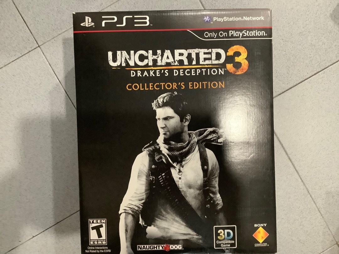 PS3 Uncharted 3 Collectors edition, Video Gaming, Video Games