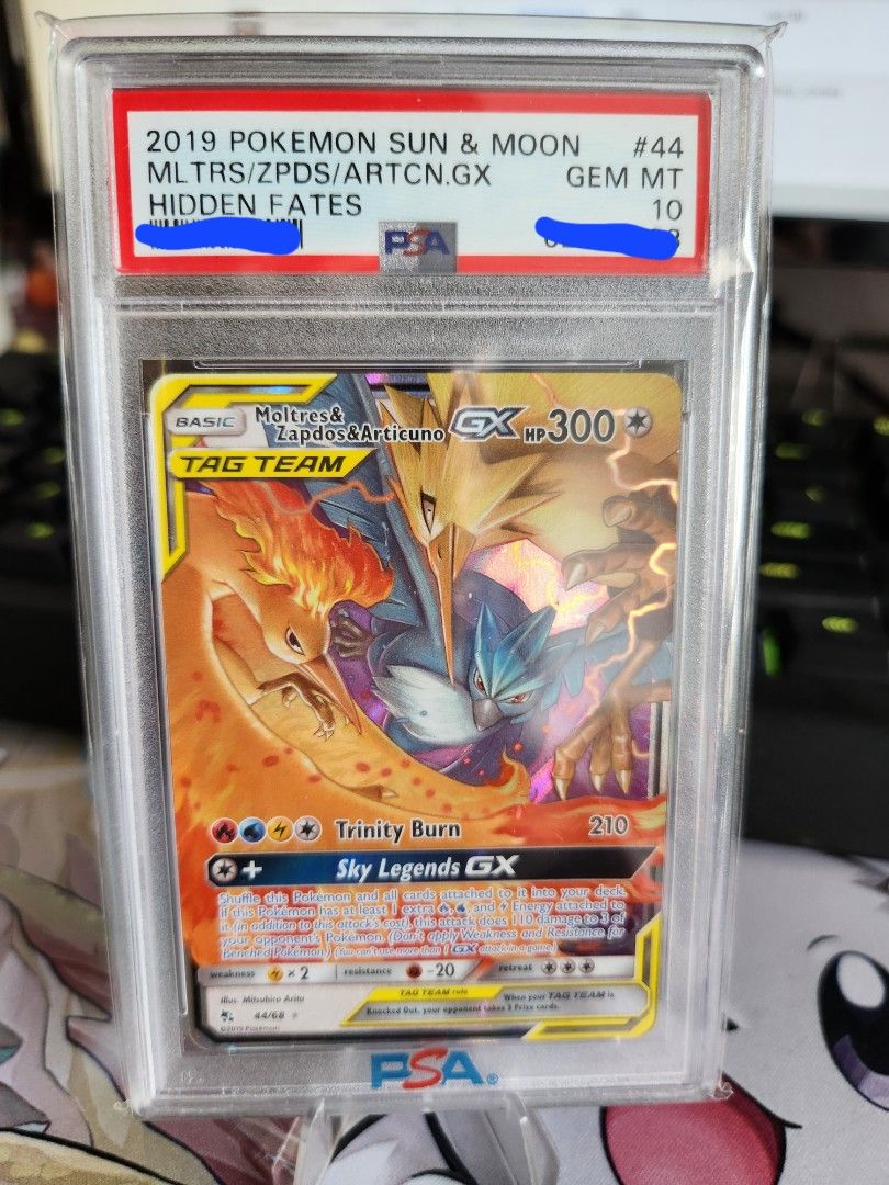 Shiny Articuno GX/Hidden Fates/Pokemon Cards, Hobbies & Toys, Toys & Games  on Carousell
