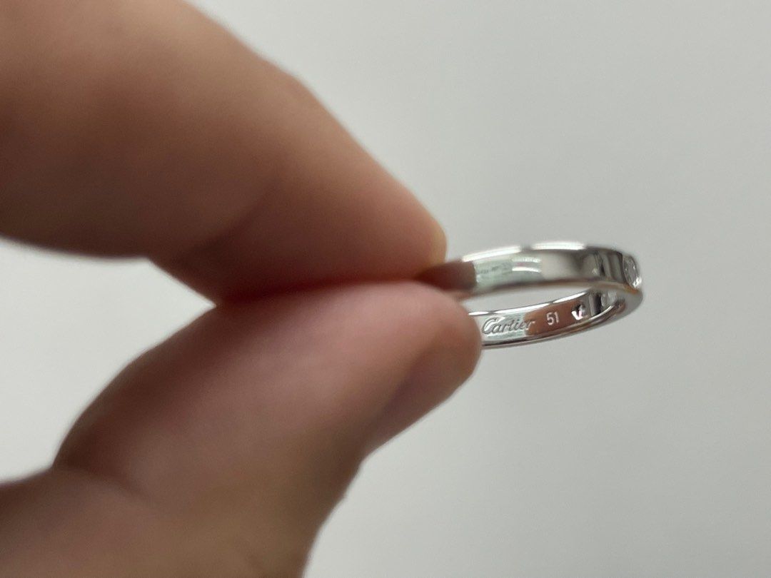 Cartier store platinum ring