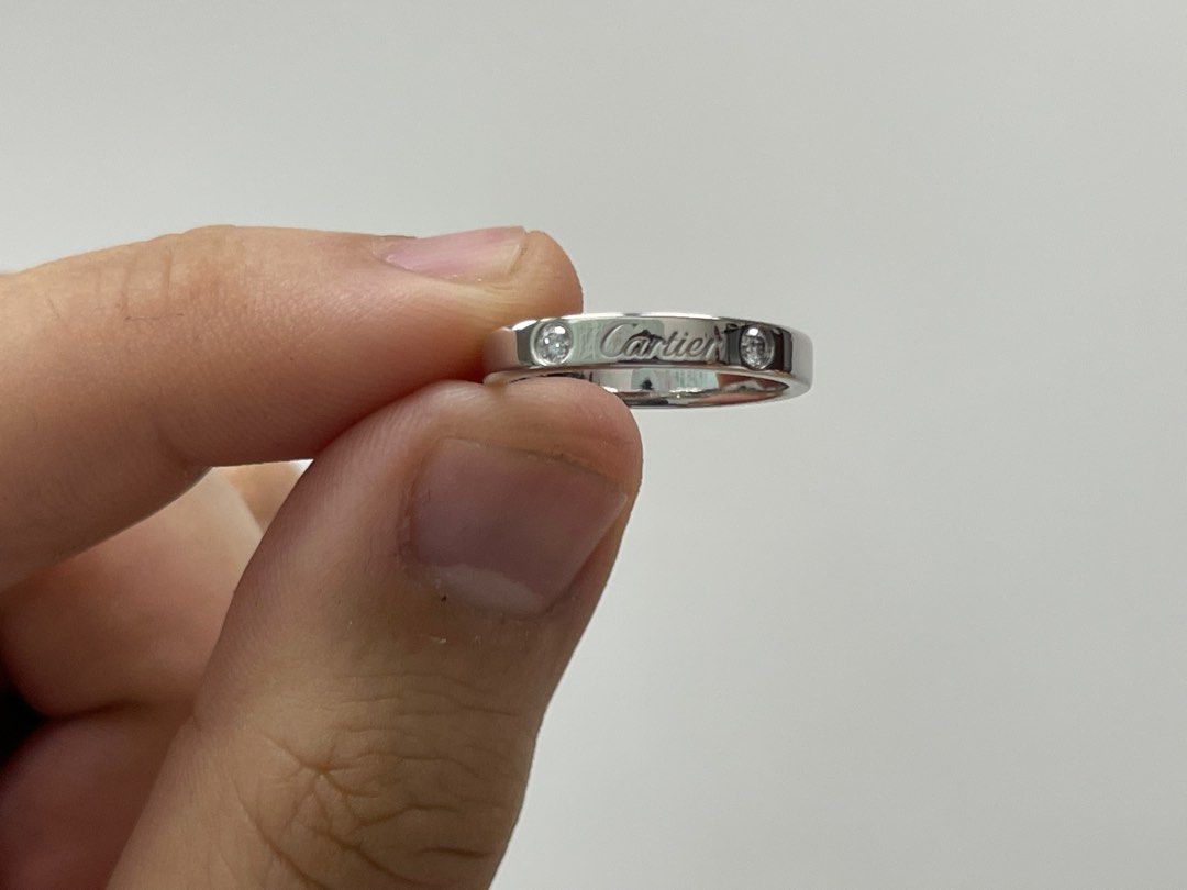 Cartier platinum clearance diamond engagement ring