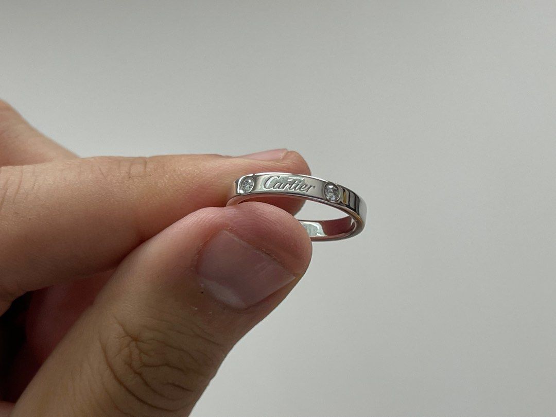 Pt950 Cartier Platinum Diamond ring size 51 Women s Fashion