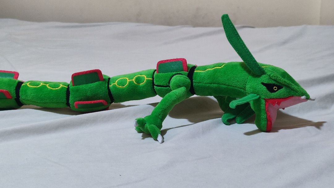 Rayquaza Plush, Hobbies & Toys, Toys & Games on Carousell