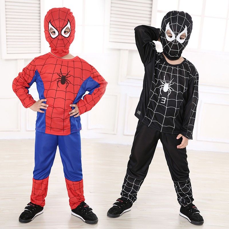 Spiderman Cosplay Costume Homecoming Spiderman for Children Black, 3D Spiderman  Costume Halloween, Cosplay Party Suit Superhero Props Toy Mask Costume,  Black(A)-Adult L : : Toys