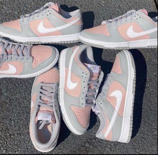 Real Dunk Low ‘’ Soft grey/ Pink’’ Sneakers