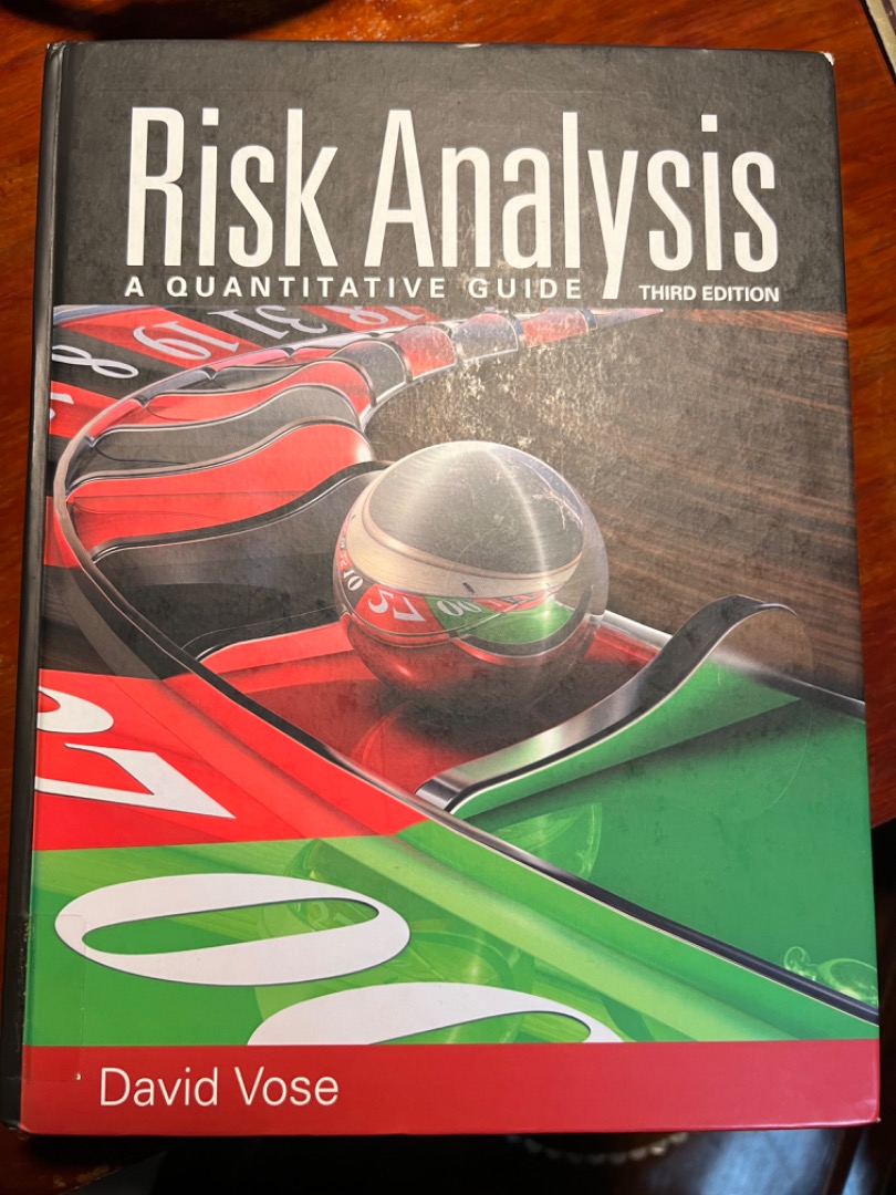 Risk analysis, quantitative guide 3rd edition, Hobbies & Toys, Books ...
