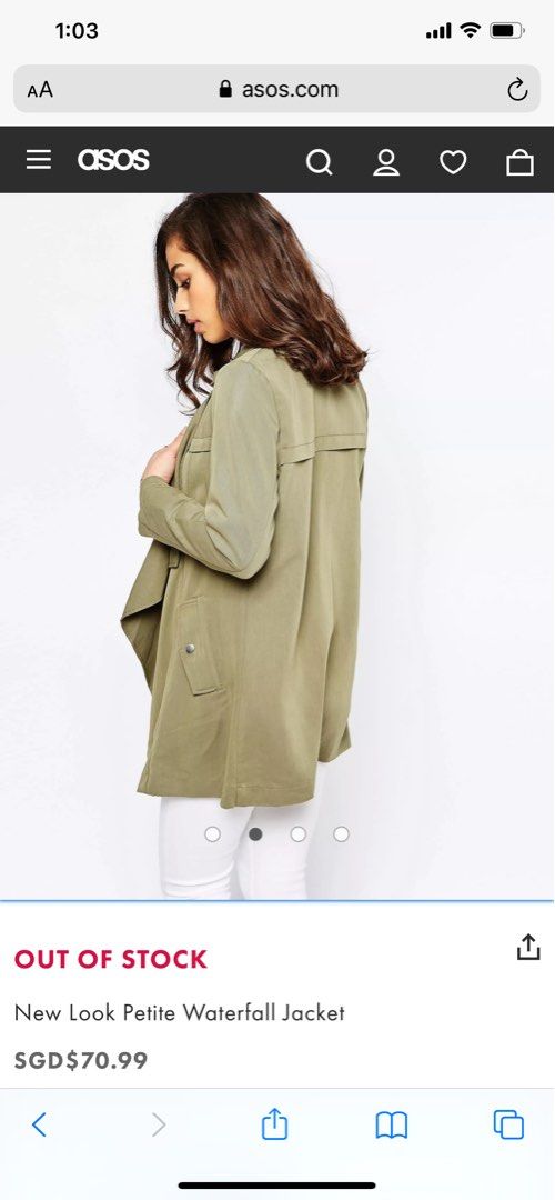 Asos waterfall parka online