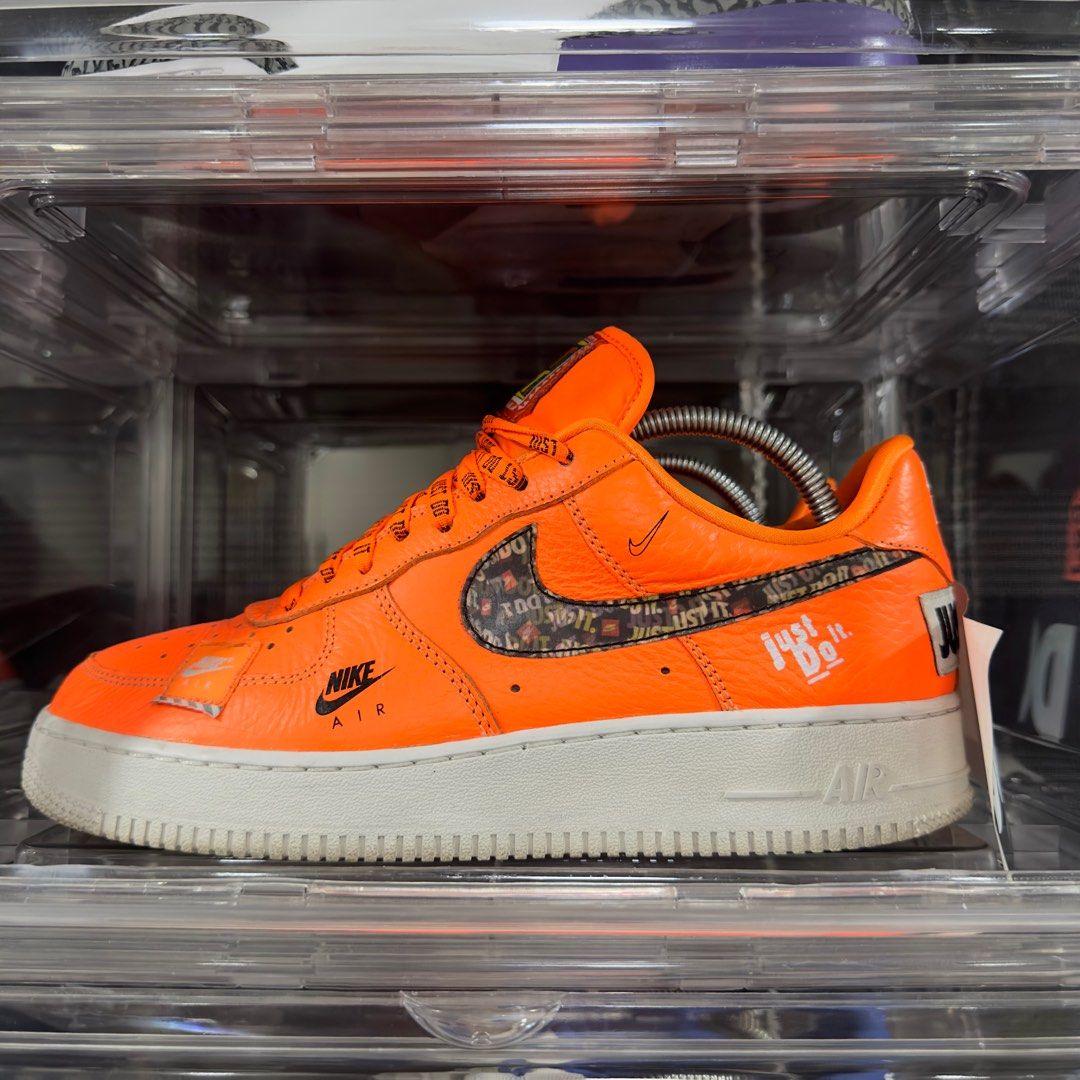 RUSH Nike Airforce 1 JDI Orange Size 8.5