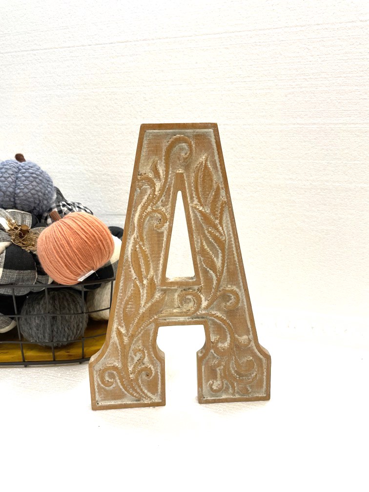 Rustic alphabet A, Furniture & Home Living, Home Decor, Other Home ...