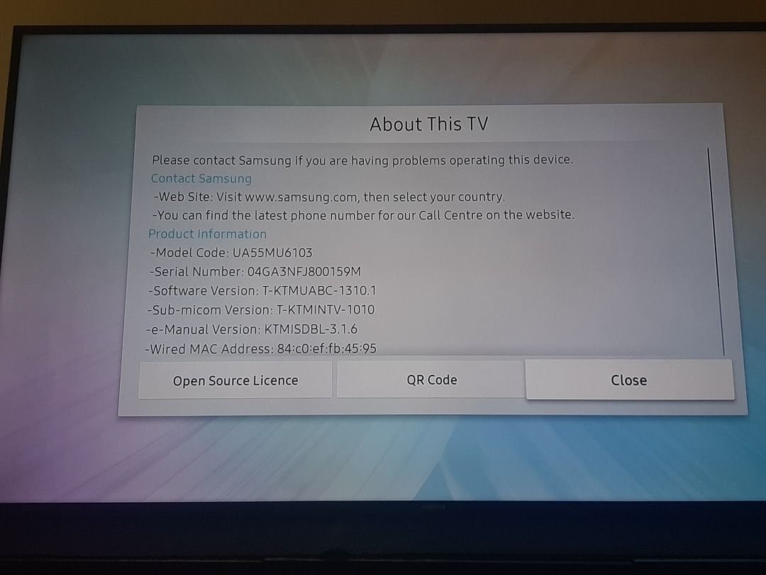 Samsung smart tv 55 in (Category: TV) located in Pasig City. Submitted by janellal33476 (Listing ID 1229099686, Image 1). Description: Smart tv.