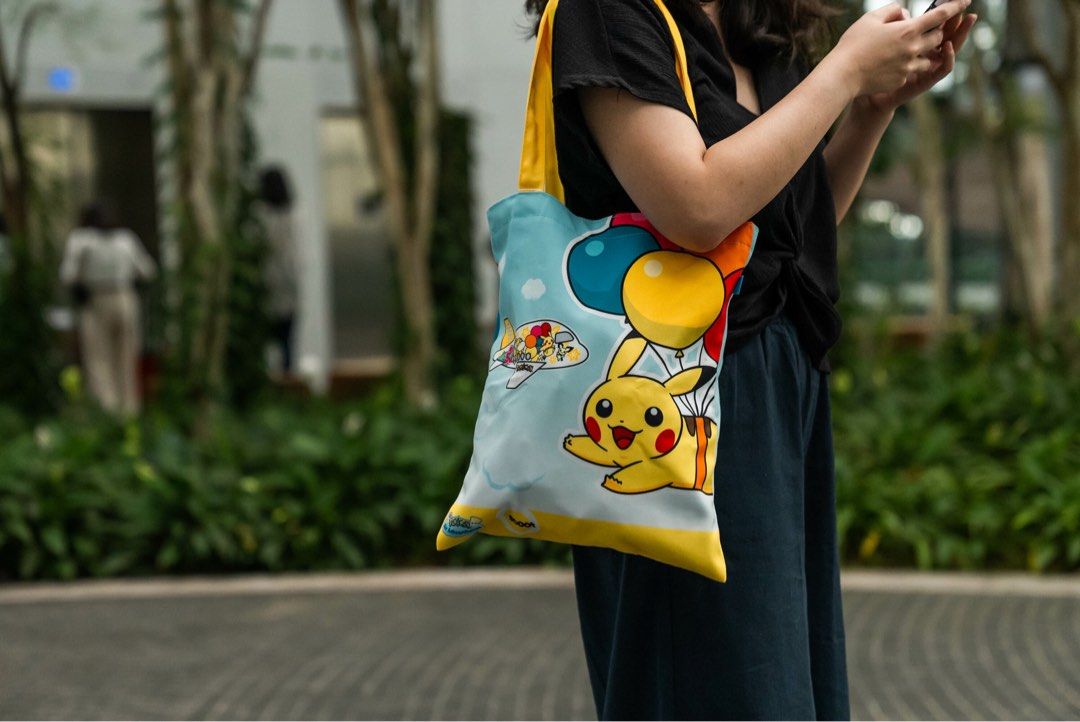 🌟 Exclusive Scoot x Pikachu Pokémon Merchandise (Tote Bag