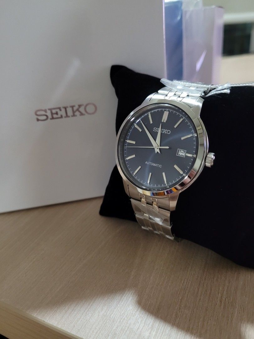 Seiko Automatic Blue classic dial SRPH87 Men s Fashion Watches