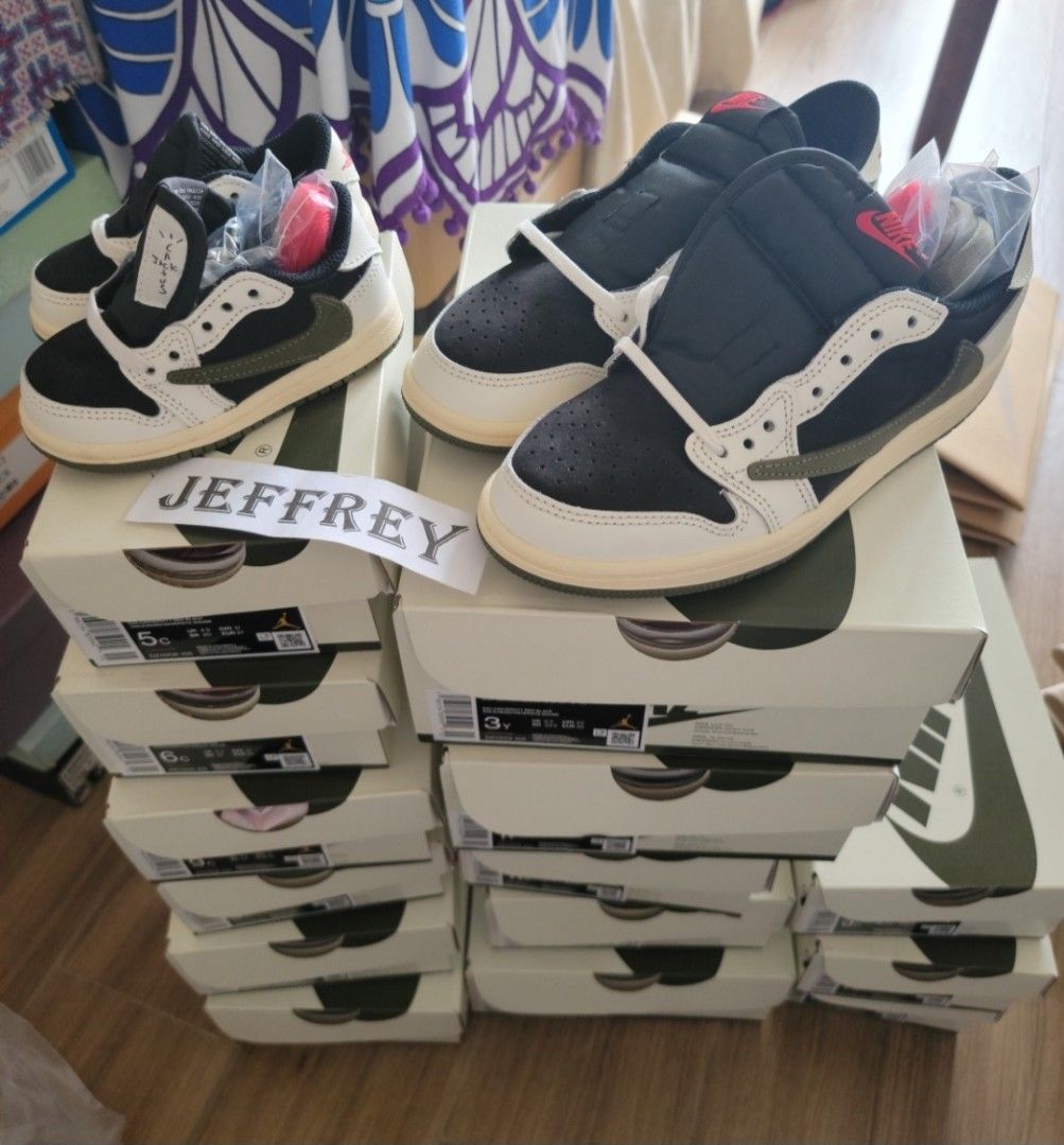 SELL 放售Jordan 1 Retro Low OG SP Travis Scott Olive (TD) DZ5908