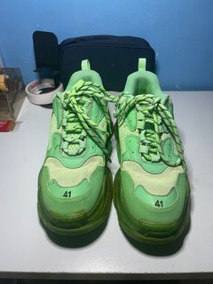 Sepatu Balenciaga Green Hijau Neon