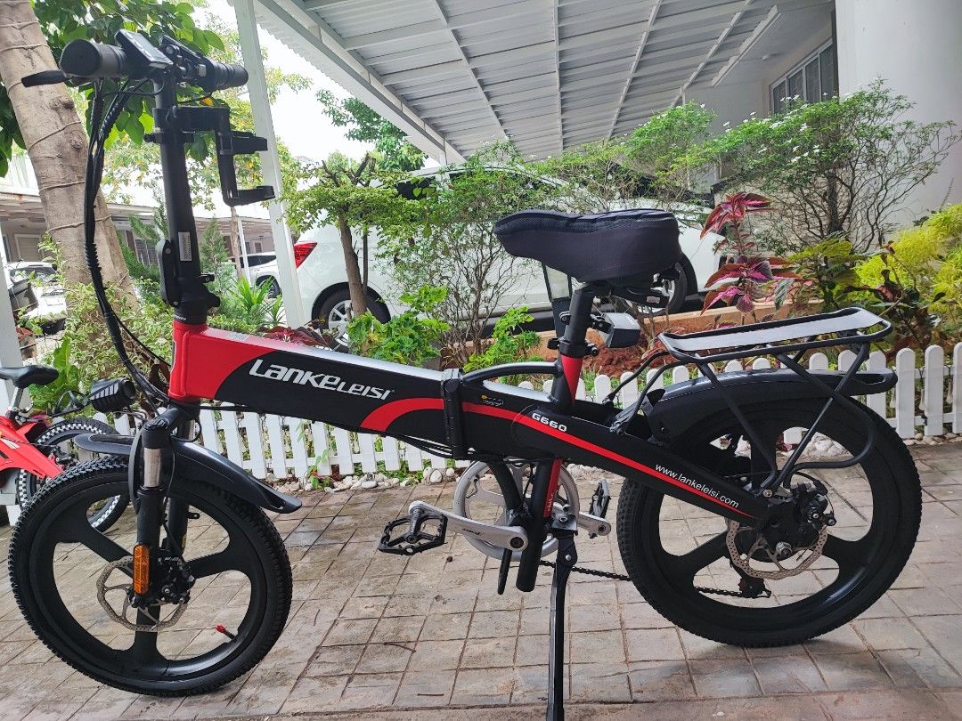 Sepeda listrik lipat lankeleisi folding bike luxury edition 48V 10.4AH G660