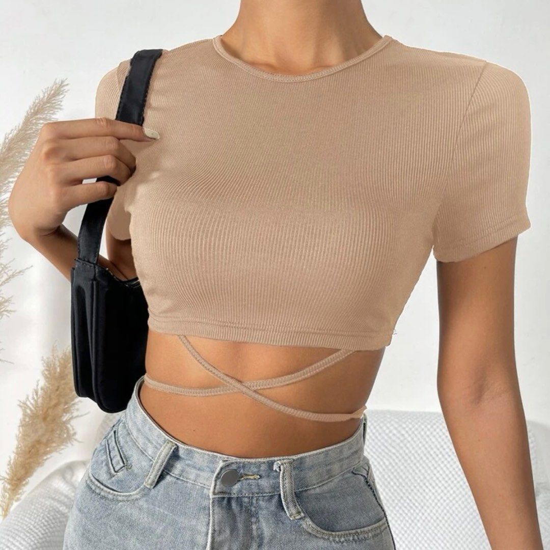 Shein Sexy Crop Top S, Women's Fashion, Tops, Other Tops on Carousell