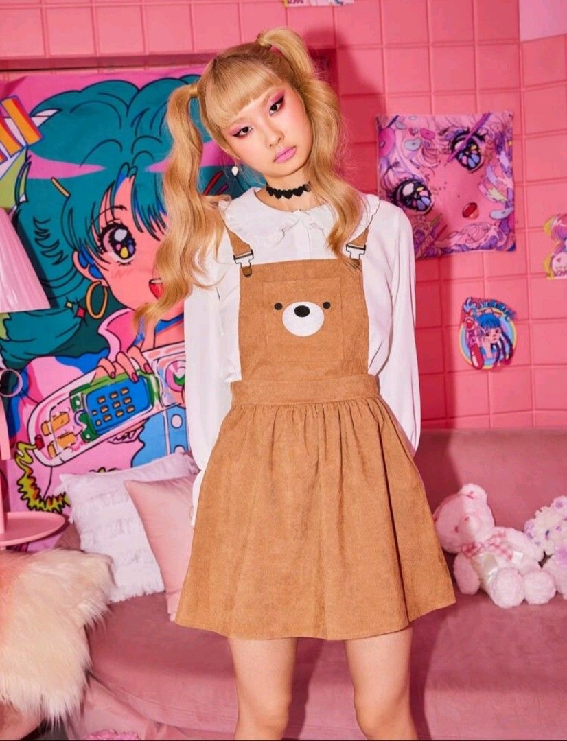 Romwe sales pinafore dress