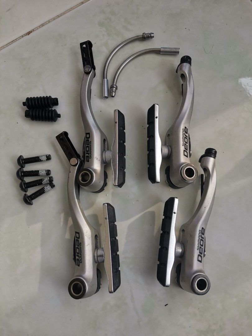 Deore v brake set clearance