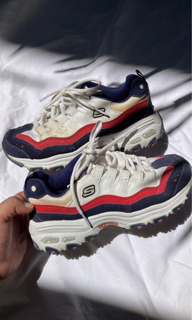 Skechers chunky shoes Women s Fashion Footwear Sneakers on