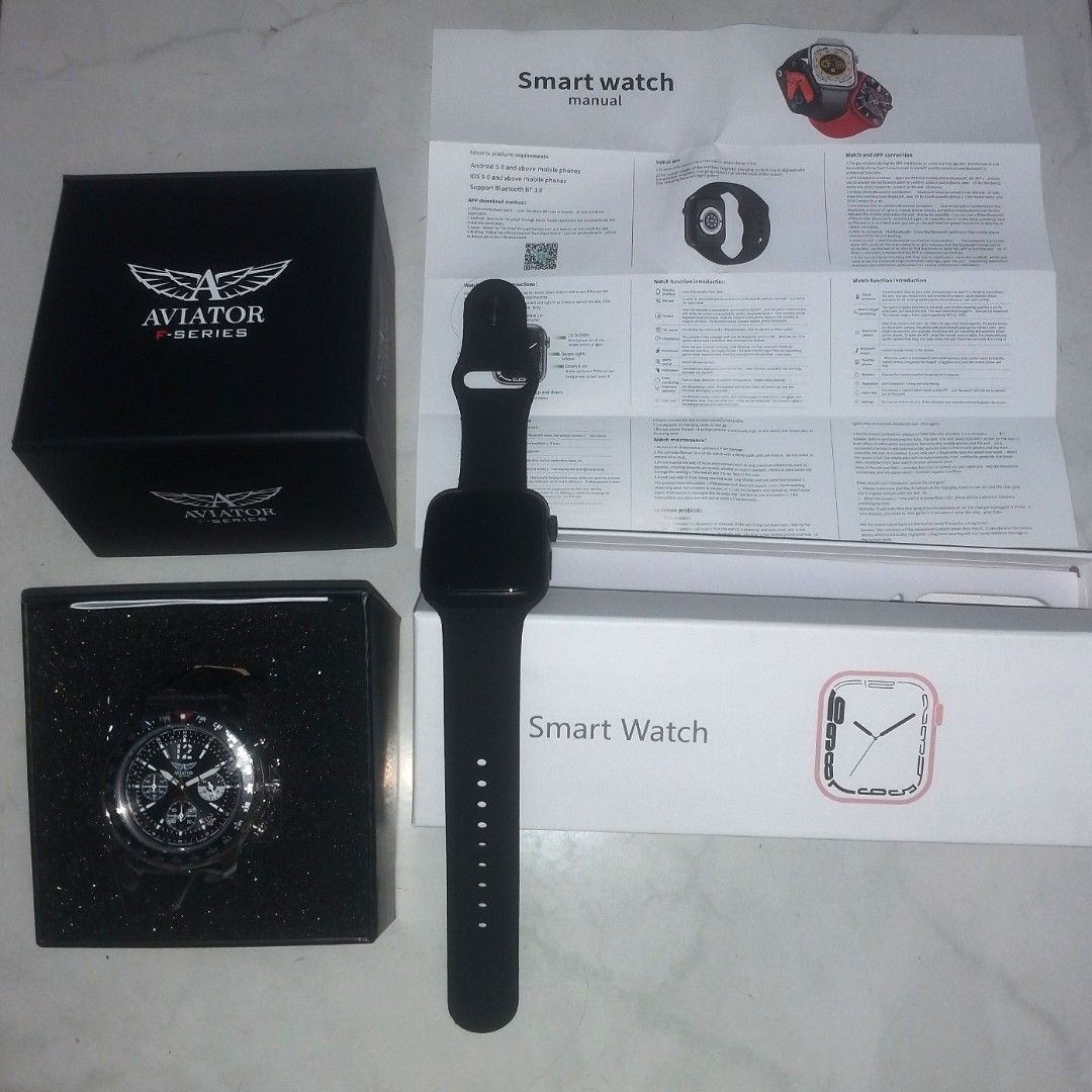Smart Watch & Aviator F Series; 200 both, Men