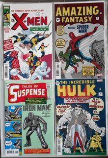 Spider-man Spiderman Ironman Iron Man X-Men Hulk Facsimile Comics