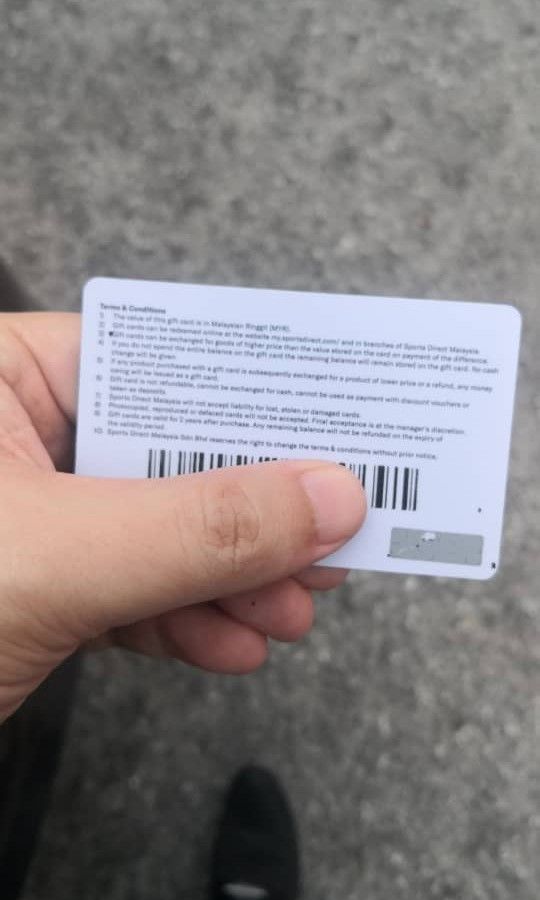 Sports Direct Gift Card worth RM350, Tickets & Vouchers, Store Credits