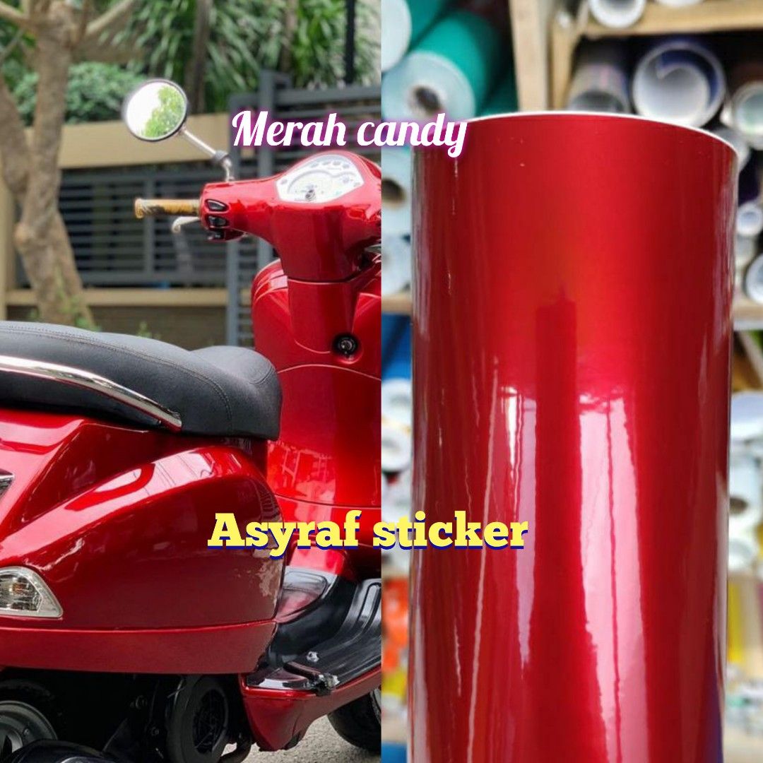 Sticker Candy Scotlite Motor Scotlite Metalik Sticker Candy Murah