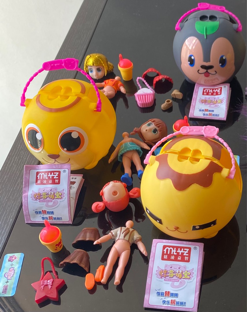 Surprise balls miniature mini dolls, Hobbies & Toys, Toys & Games on