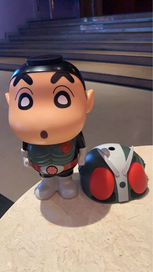 Mask Rider Chin Chan Thailand exclusive Shin Chan x masked rider kamen rider drink popcorn ...