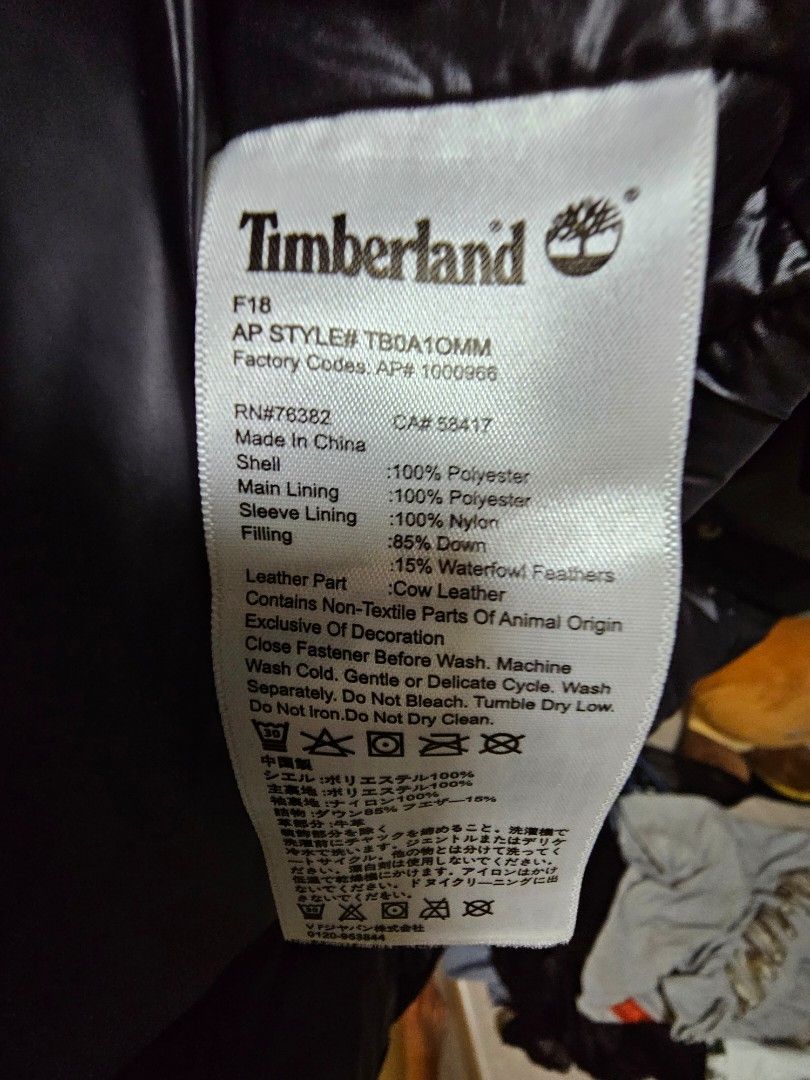 Timberland f18 jacket deals